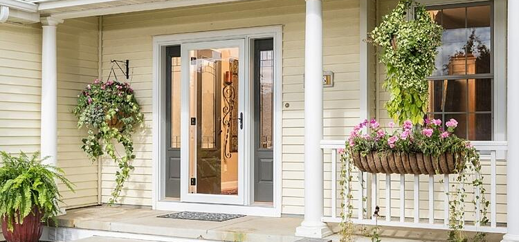 screen door installation in Stanford