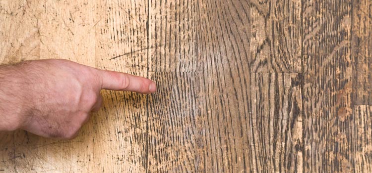 Wood Door Scratch Repair in Stanford